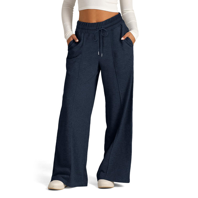 Pantaloni Casual a Colore Unito