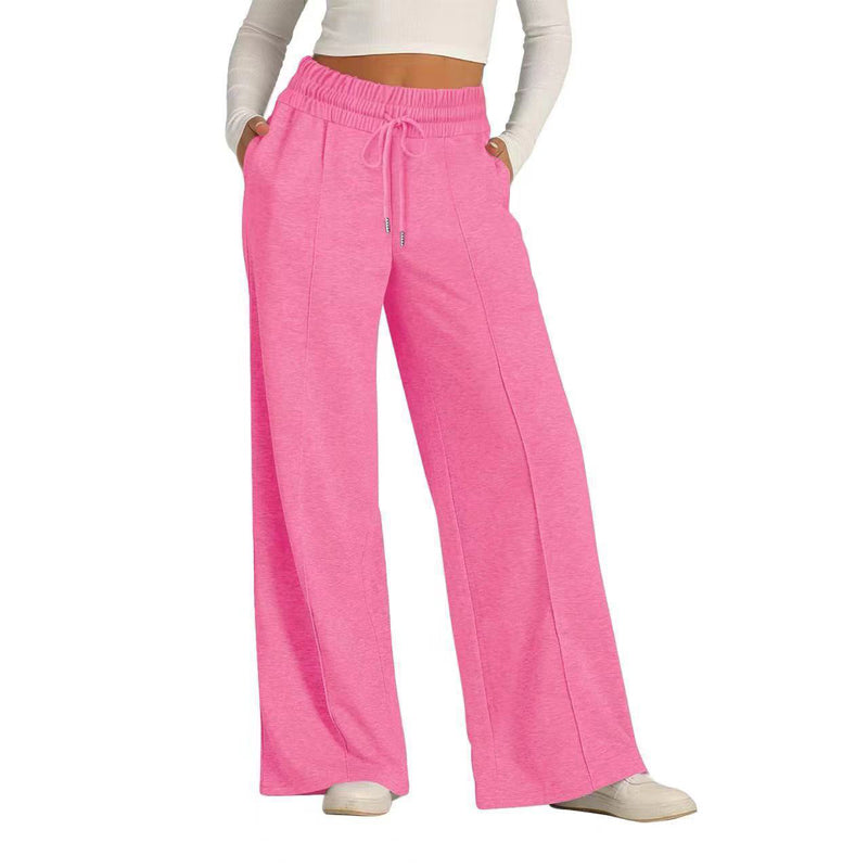 Pantaloni Casual a Colore Unito