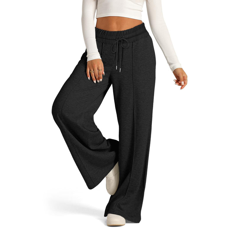 Pantaloni Casual a Colore Unito