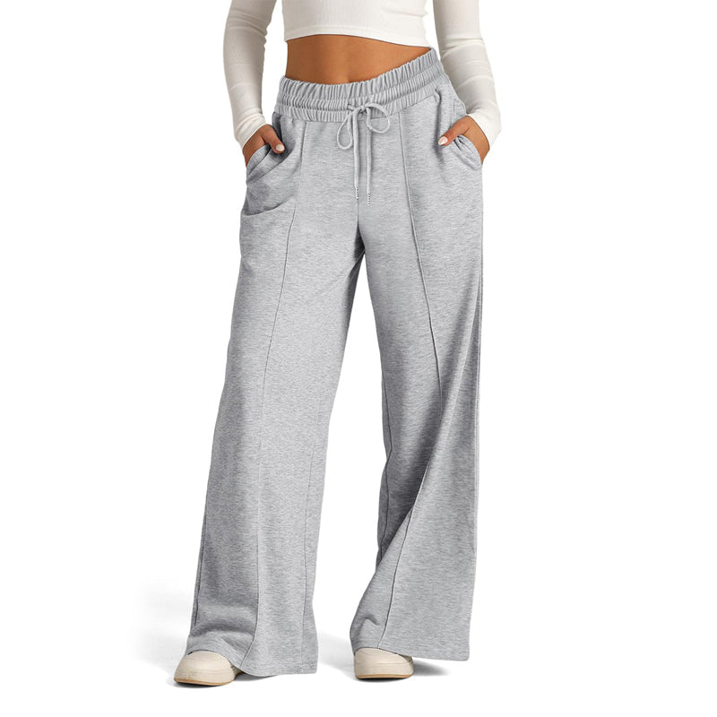 Pantaloni Casual a Colore Pieno
