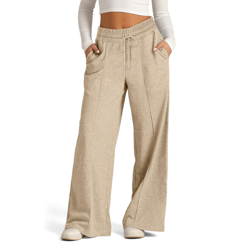 Pantaloni Casual a Colore Unito