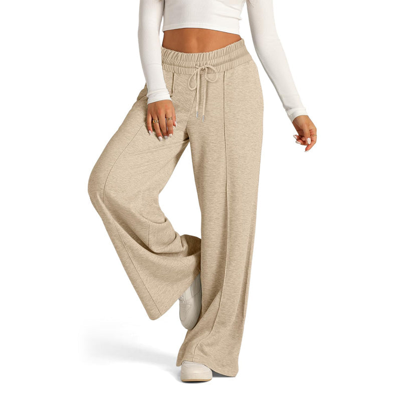 Pantaloni Casual a Colore Pieno