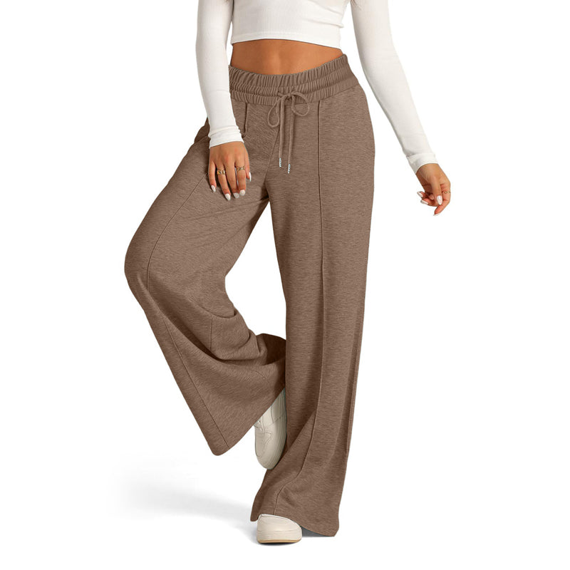 Pantaloni Casual a Colore Pieno