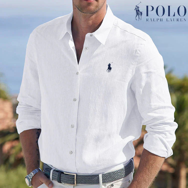 Camicia Fitted RL™ con Bottoni