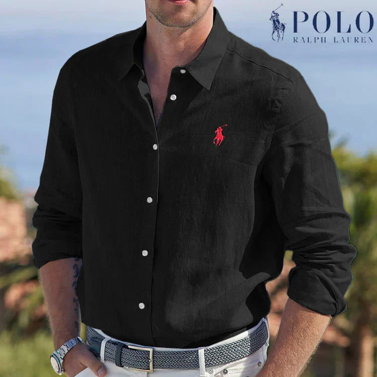Camicia Fitted RL™ con Bottoni