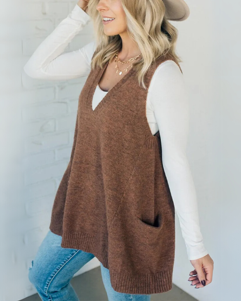Elena - Gilet in Maglia