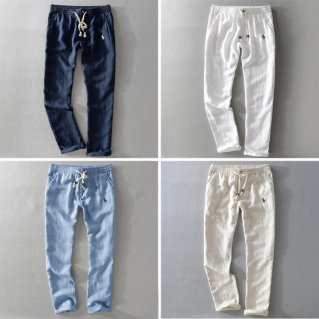 Pantaloni in Lino Casual RL™