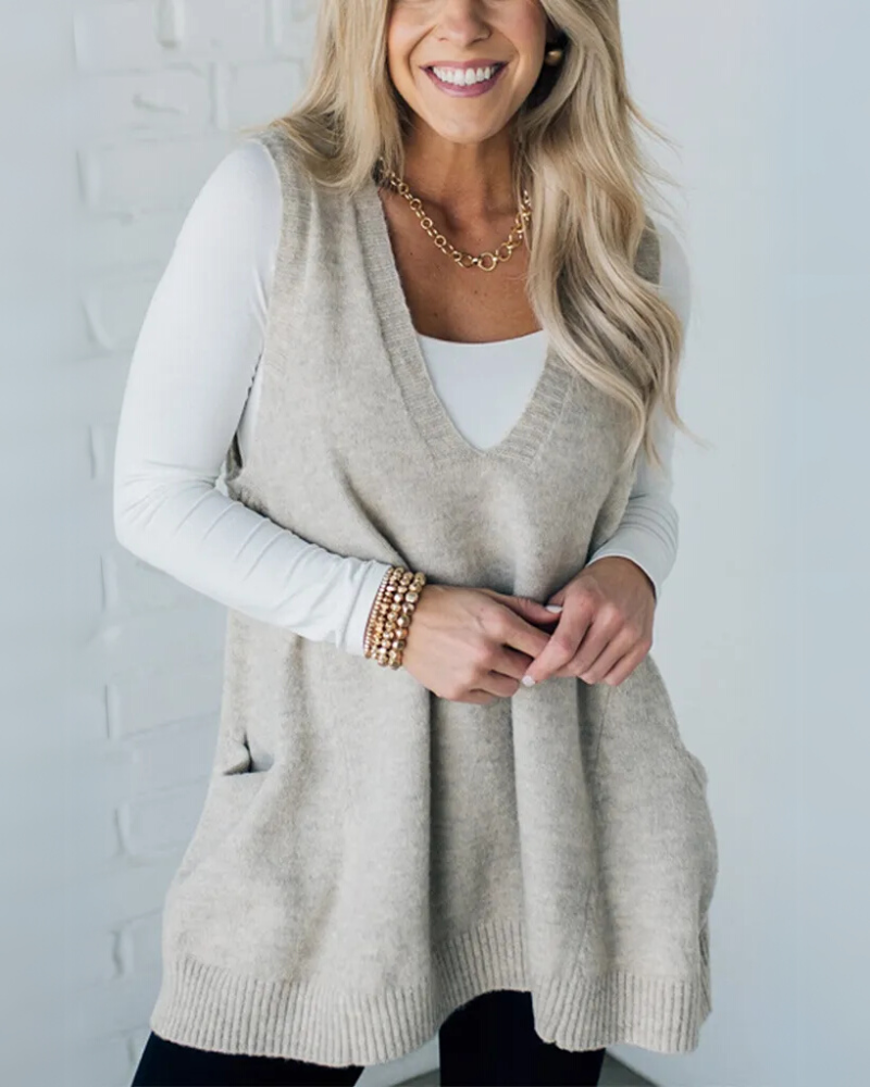 Elena - Gilet in Maglia