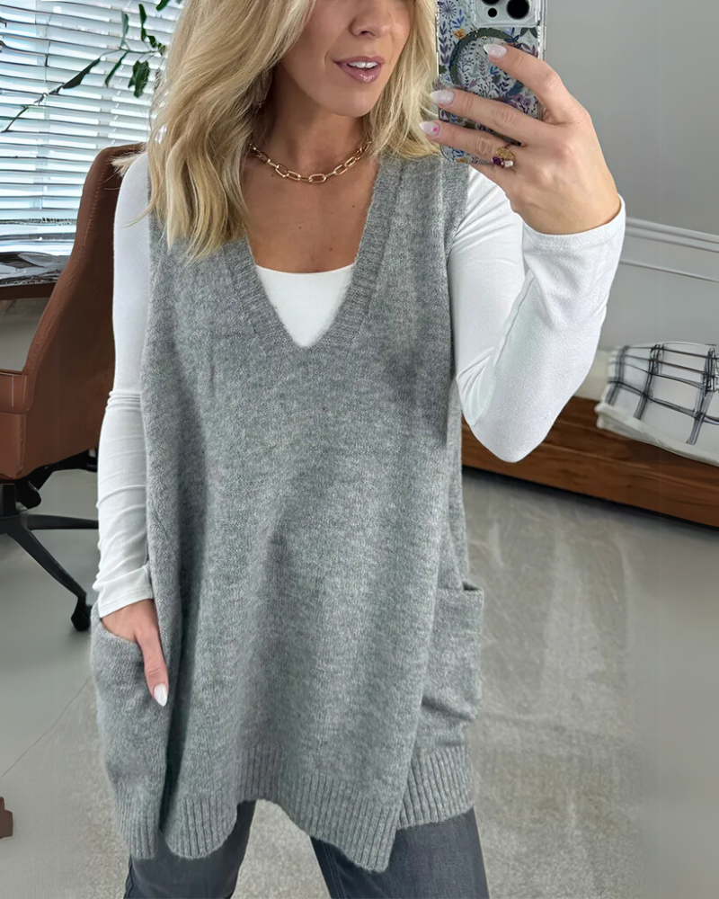 Elena - Gilet in Maglia