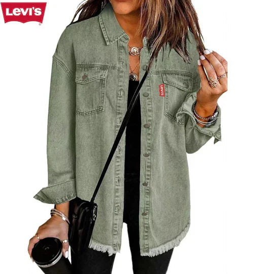Giacca Camicia in Denim Levi's™ per Donne