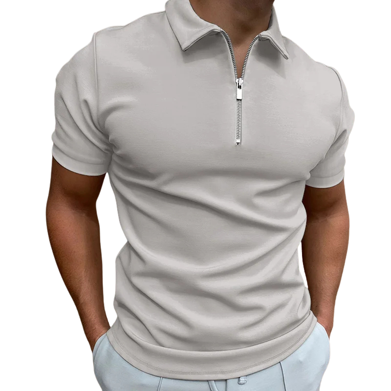 Lucente™ | Polo con Mezza Zip
