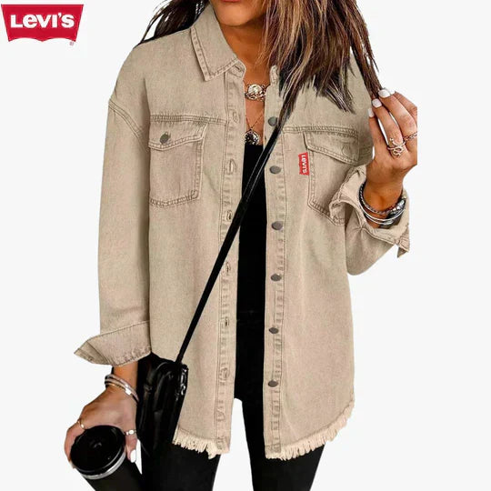 Giacca Camicia in Denim Levi's™ per Donne