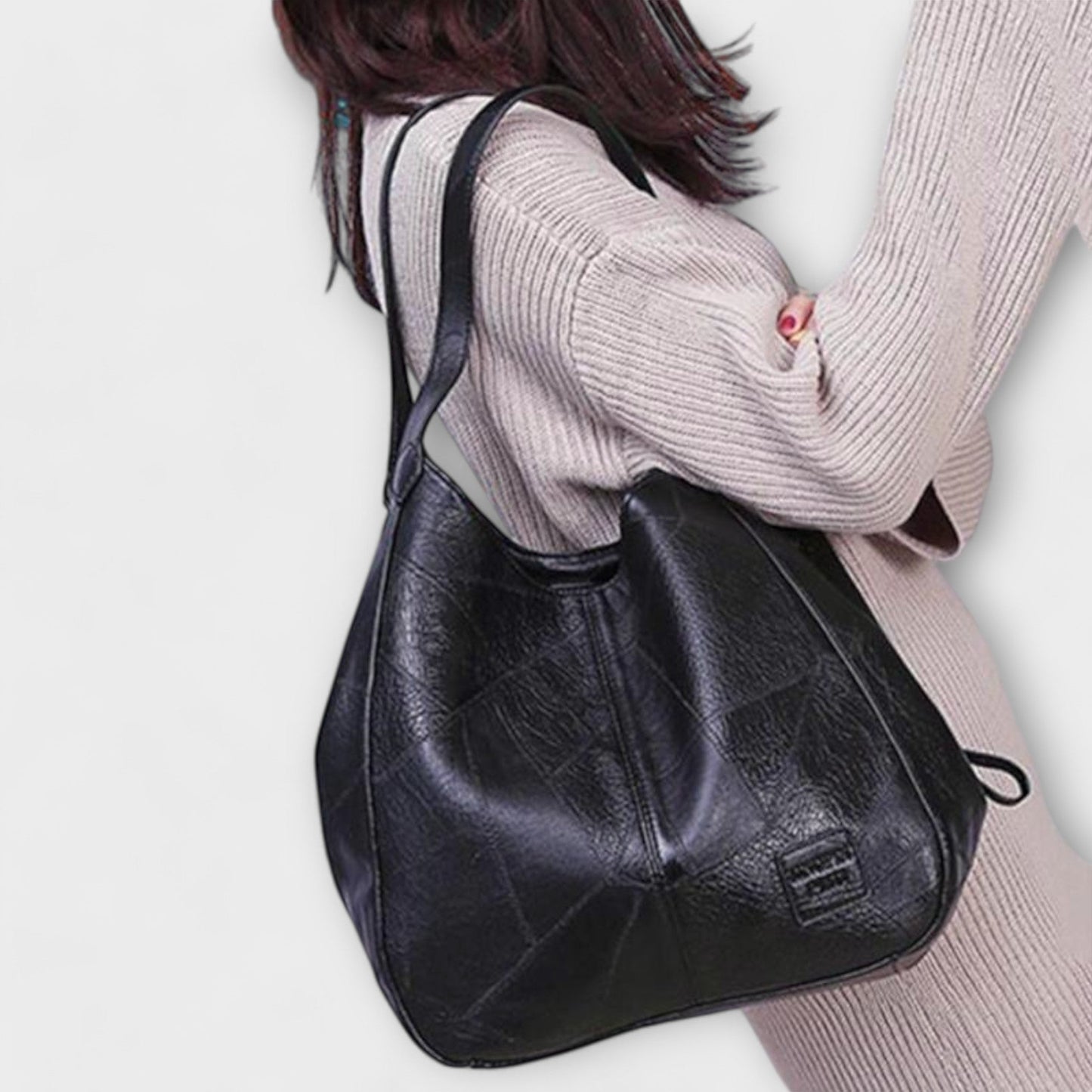 Borsa in Pelle Vintage Aurellia - Design Spazioso ed Elegante per Uso Quotidiano