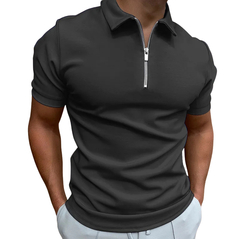 Lucente™ | Polo con Mezzo Zip