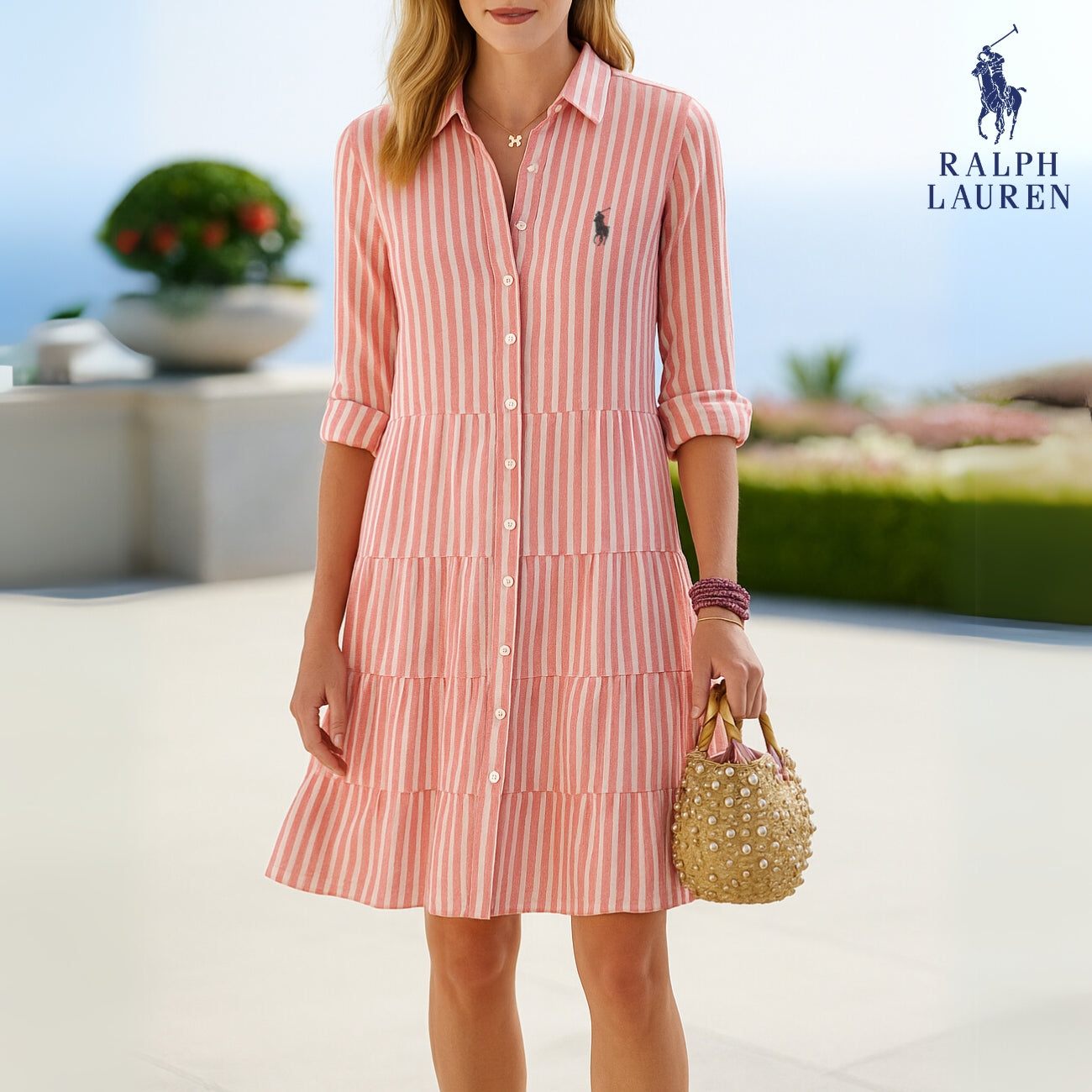 Abito Camicia a Righe || SALDI
