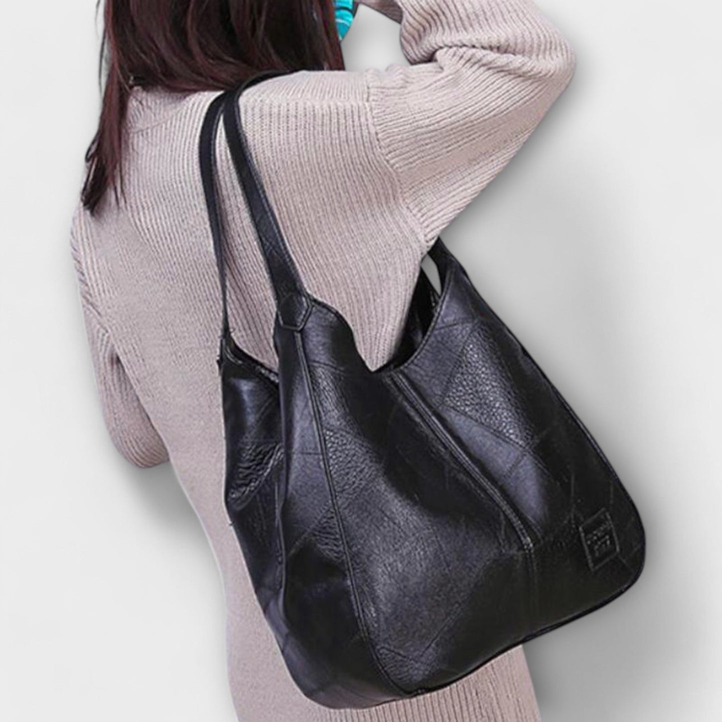 Borsa in Pelle Vintage Aurellia - Design Spazioso ed Elegante per Uso Quotidiano