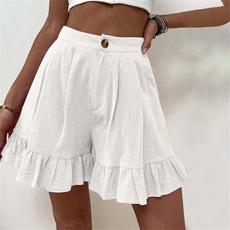 Pantaloni Corti Casual Monocromatici