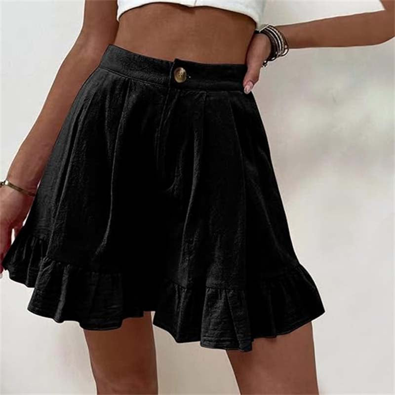 Pantaloni Corti Casual Monocromatici