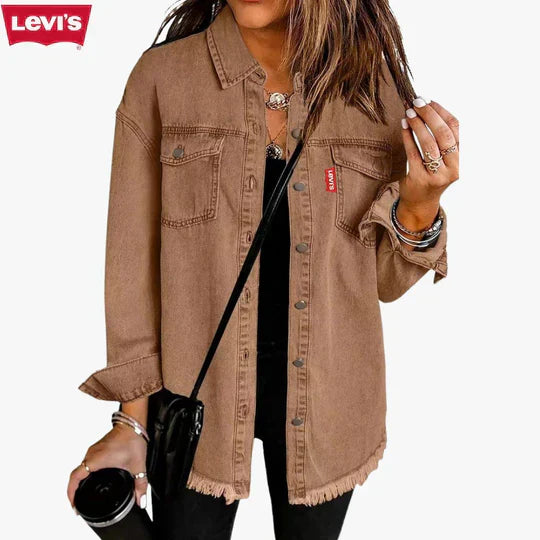 Giacca Camicia in Denim Levi's™ per Donne