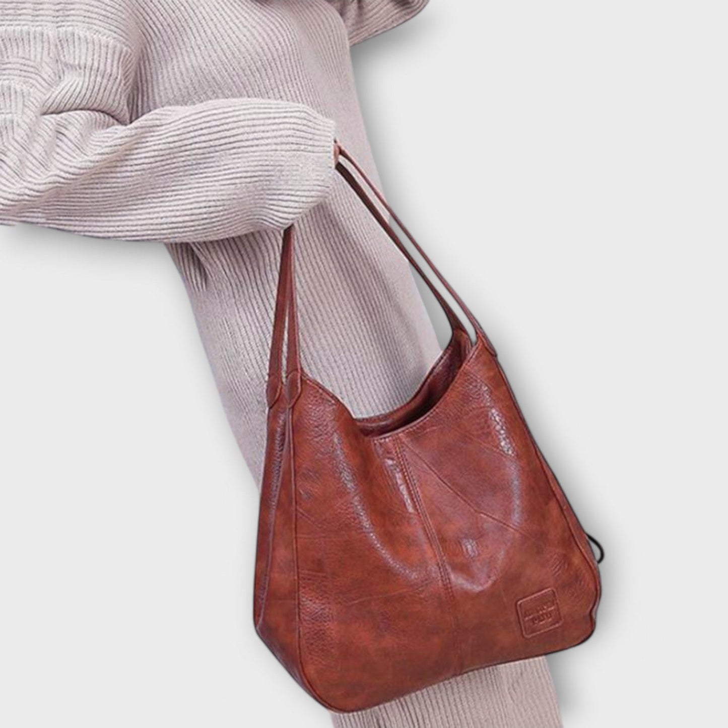 Borsa in Pelle Vintage Aurellia - Design Spazioso ed Elegante per Uso Quotidiano
