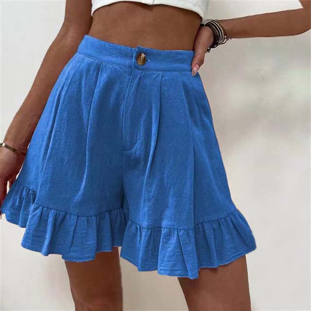Pantaloni Corti Casual Monocromatici