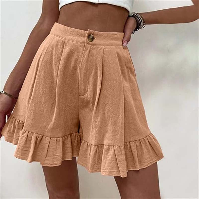 Pantaloni Corti Casual Monocromatici