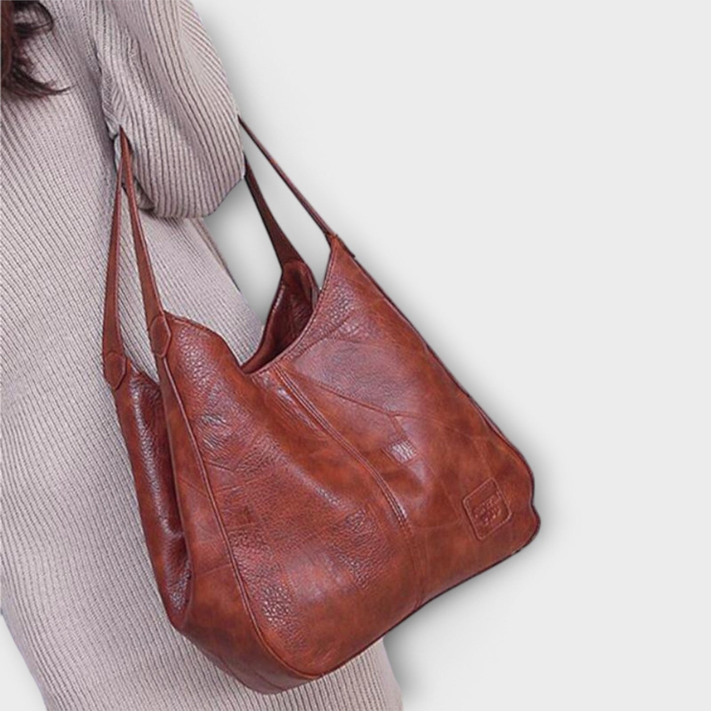 Borsa in Pelle Vintage Aurellia - Design Spazioso ed Elegante per Uso Quotidiano