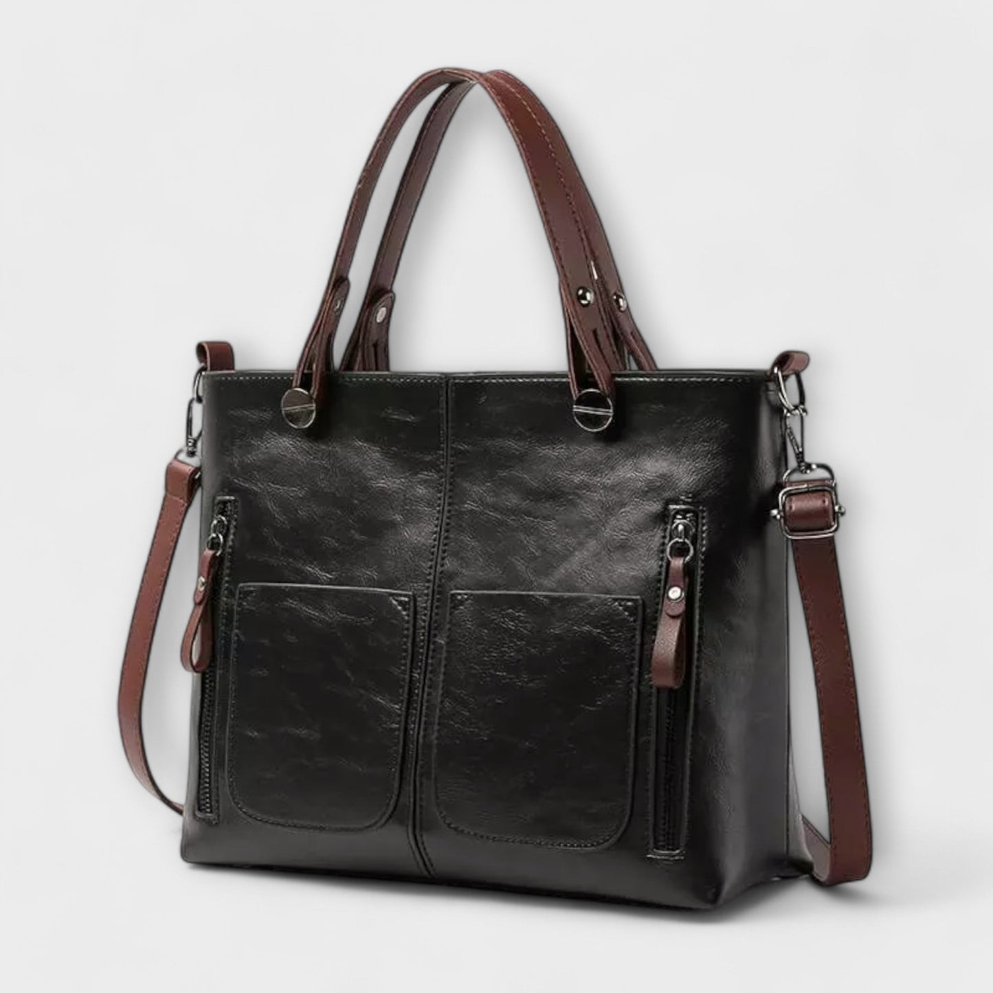 Aurellia - Borsa in Pelle Elegante e Spaziosa per Uso Quotidiano