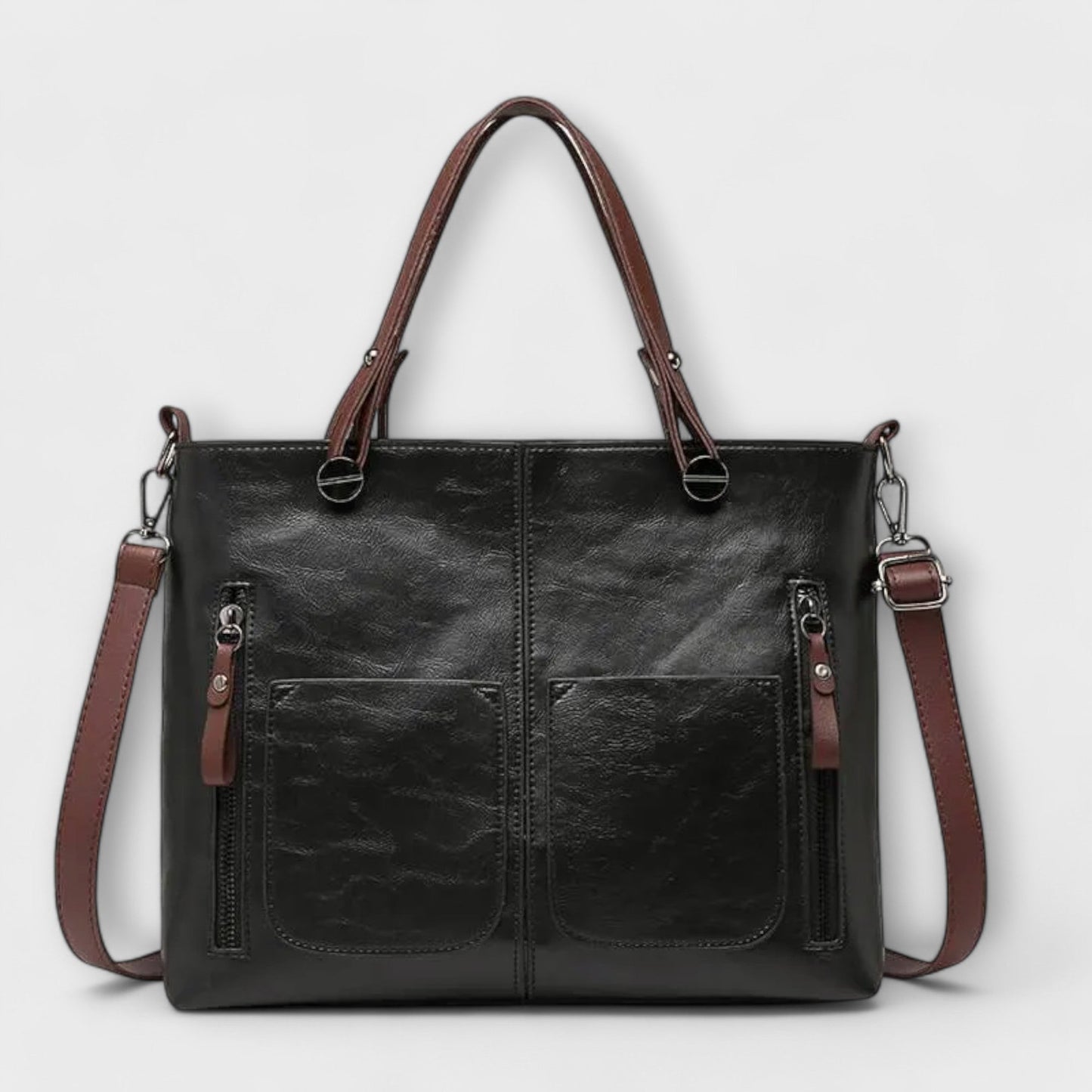 Aurellia - Borsa in Pelle Elegante e Spaziosa per Uso Quotidiano