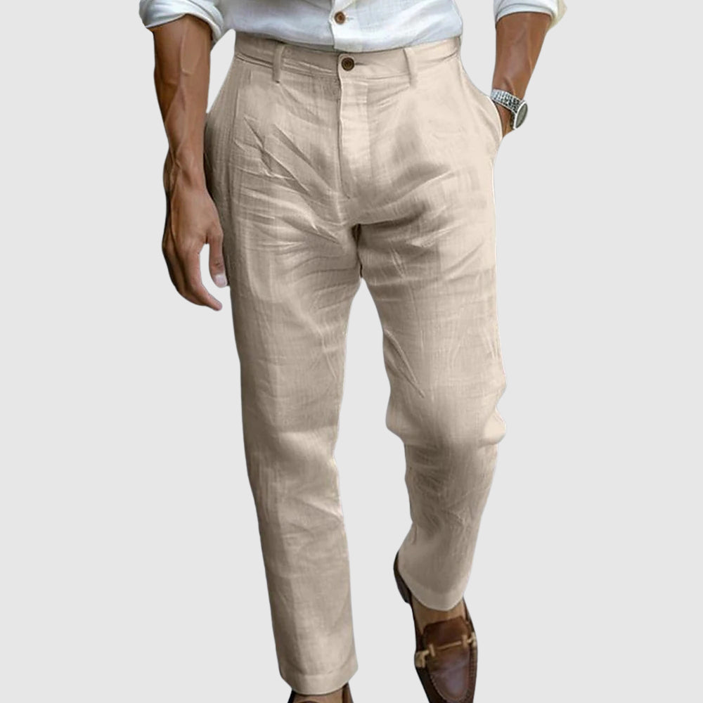 Pantaloni in Lino Chic da Saint-Tropez