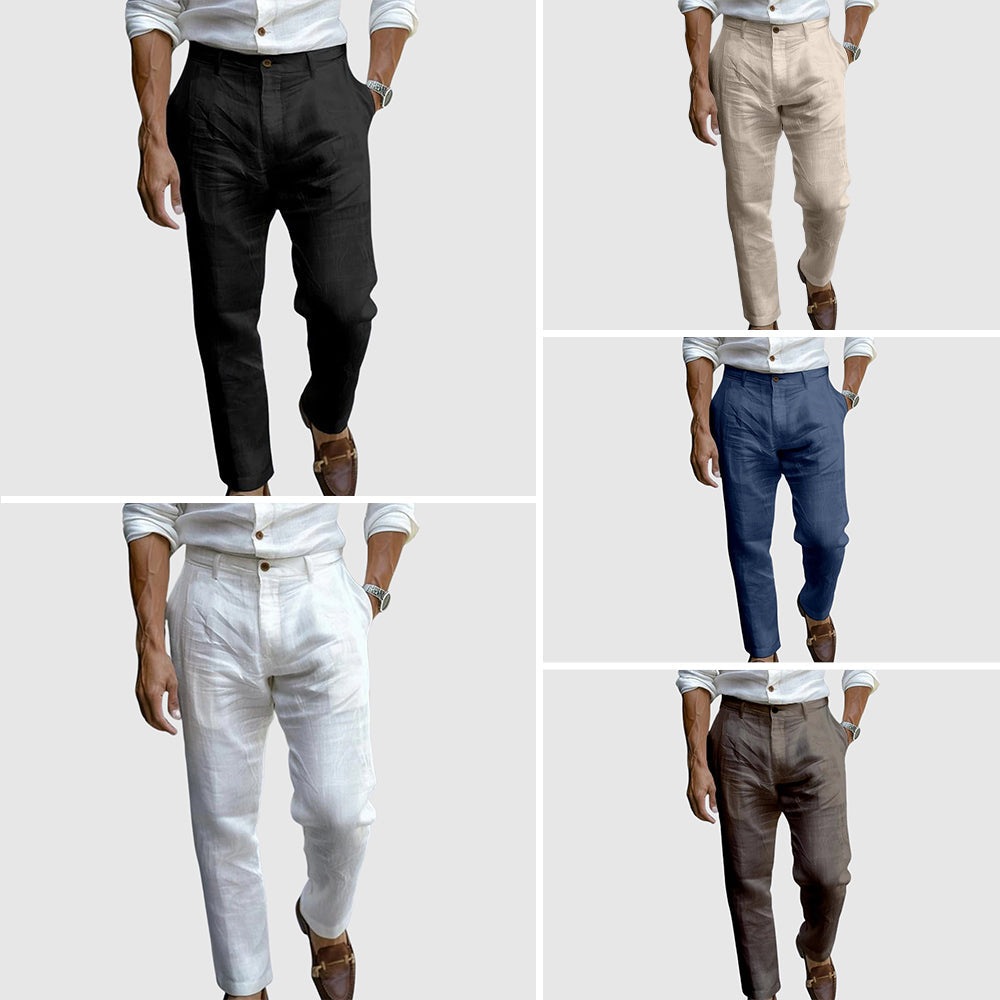 Pantaloni in Lino Chic da Saint-Tropez