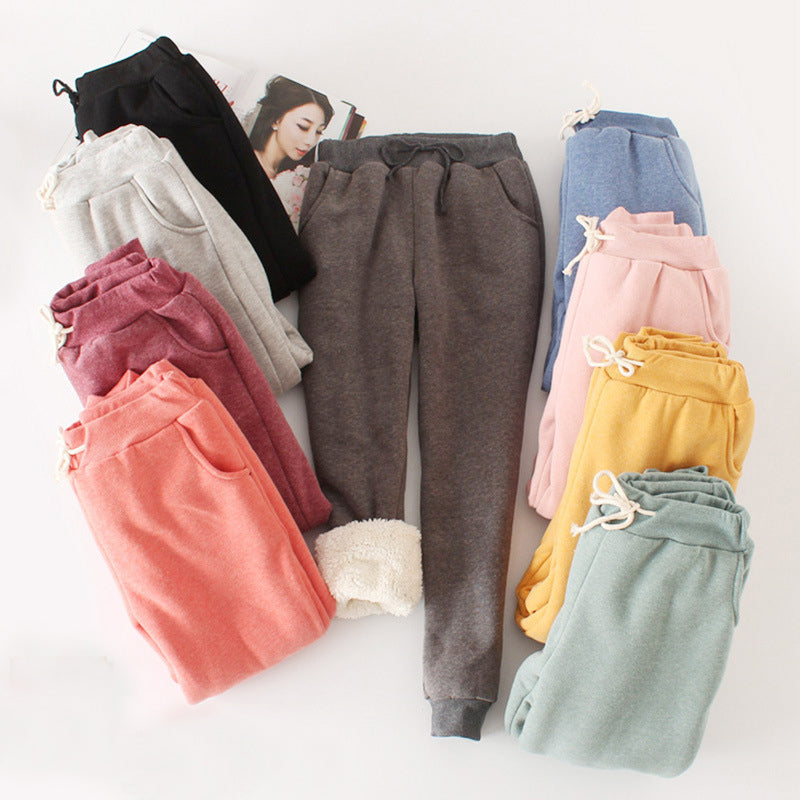 Pantaloni a Colore Unito