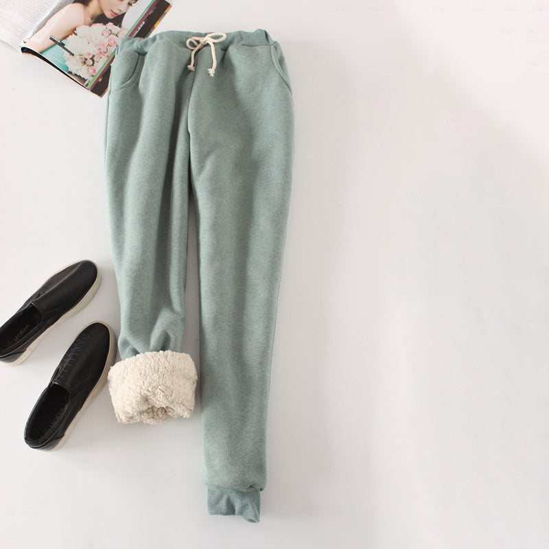 Pantaloni a Colore Unito