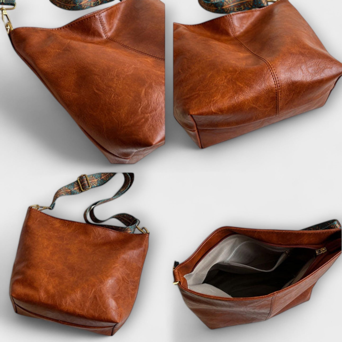 Borsa a Spalla Vintage Aurellia - Design Elegante, Spaziosa e Versatile per Uso Quotidiano