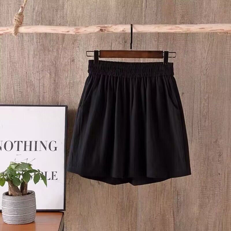 Pantaloni Corti Monocromatici Casual