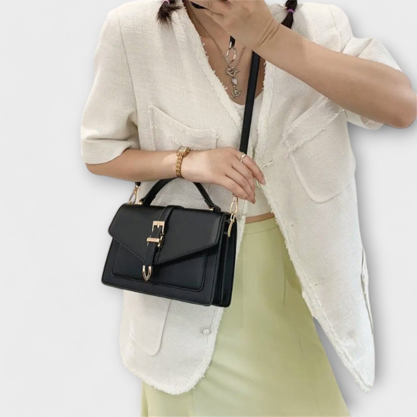 Aurellia - Borsa a Spalla Elegante e Versatile in Pelle PU per Donne