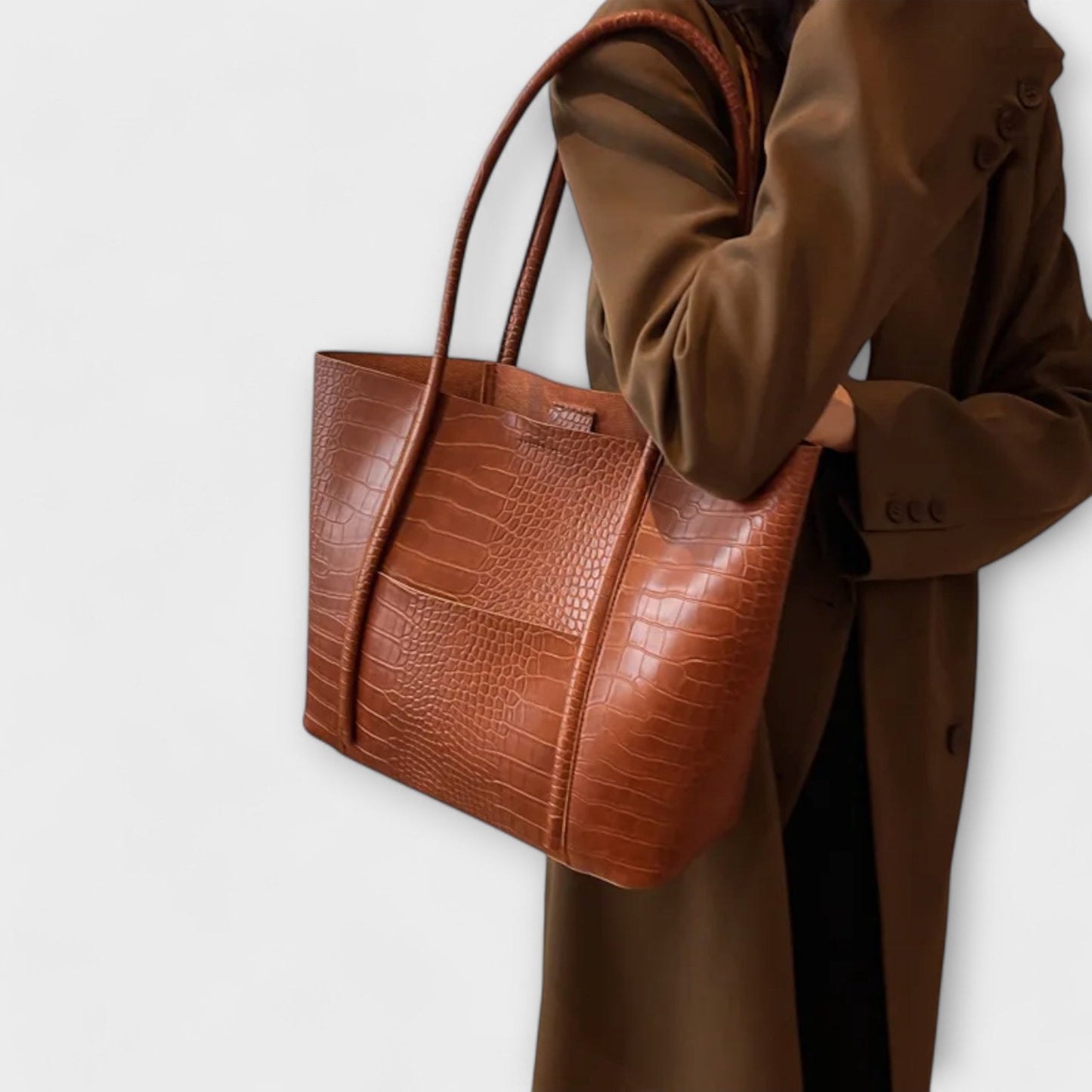 Borsa a Spalla Vintage RL in Ecopelle - Elegante e Funzionale per l'Uso Quotidiano