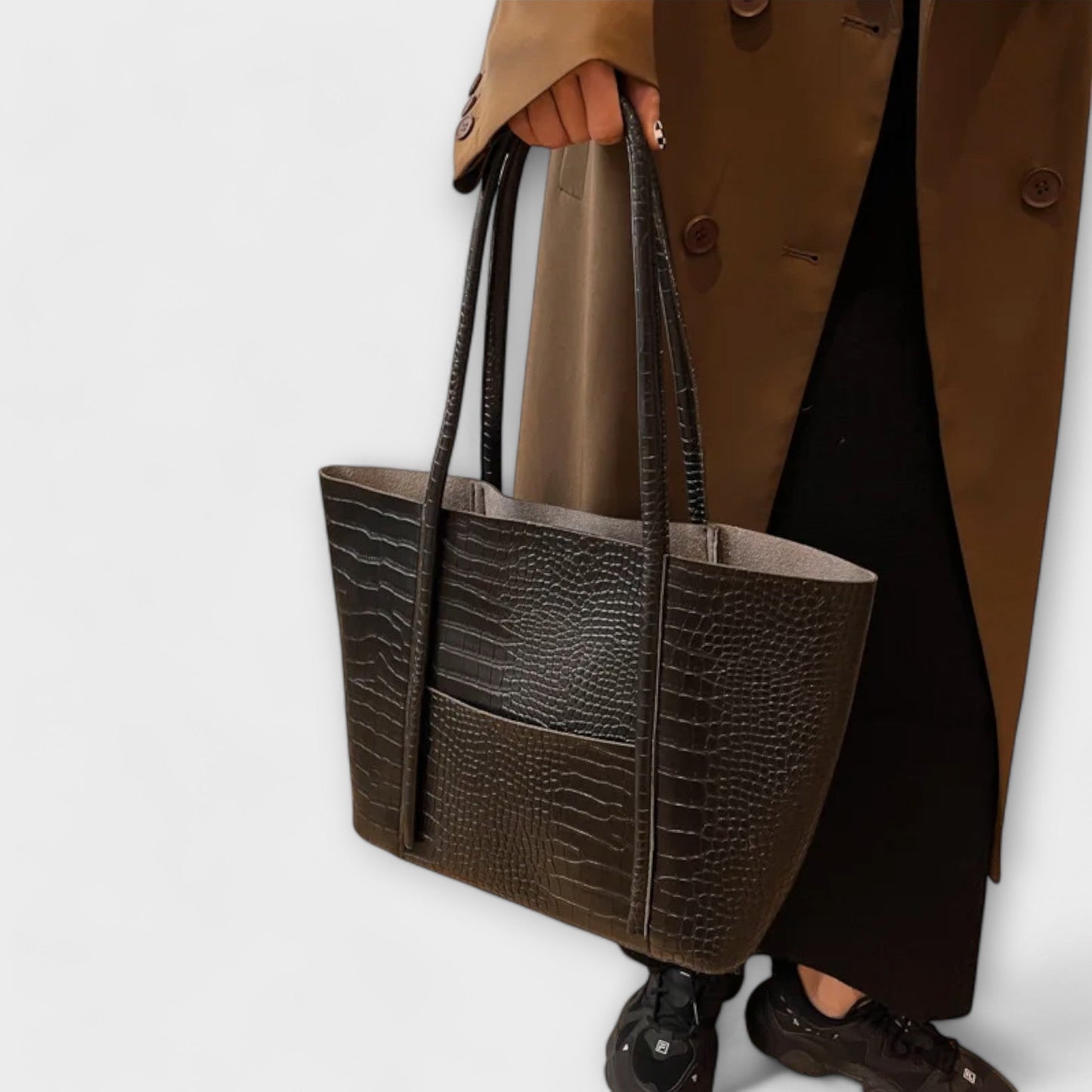 Borsa a Spalla Vintage RL in Ecopelle - Elegante e Funzionale per l'Uso Quotidiano