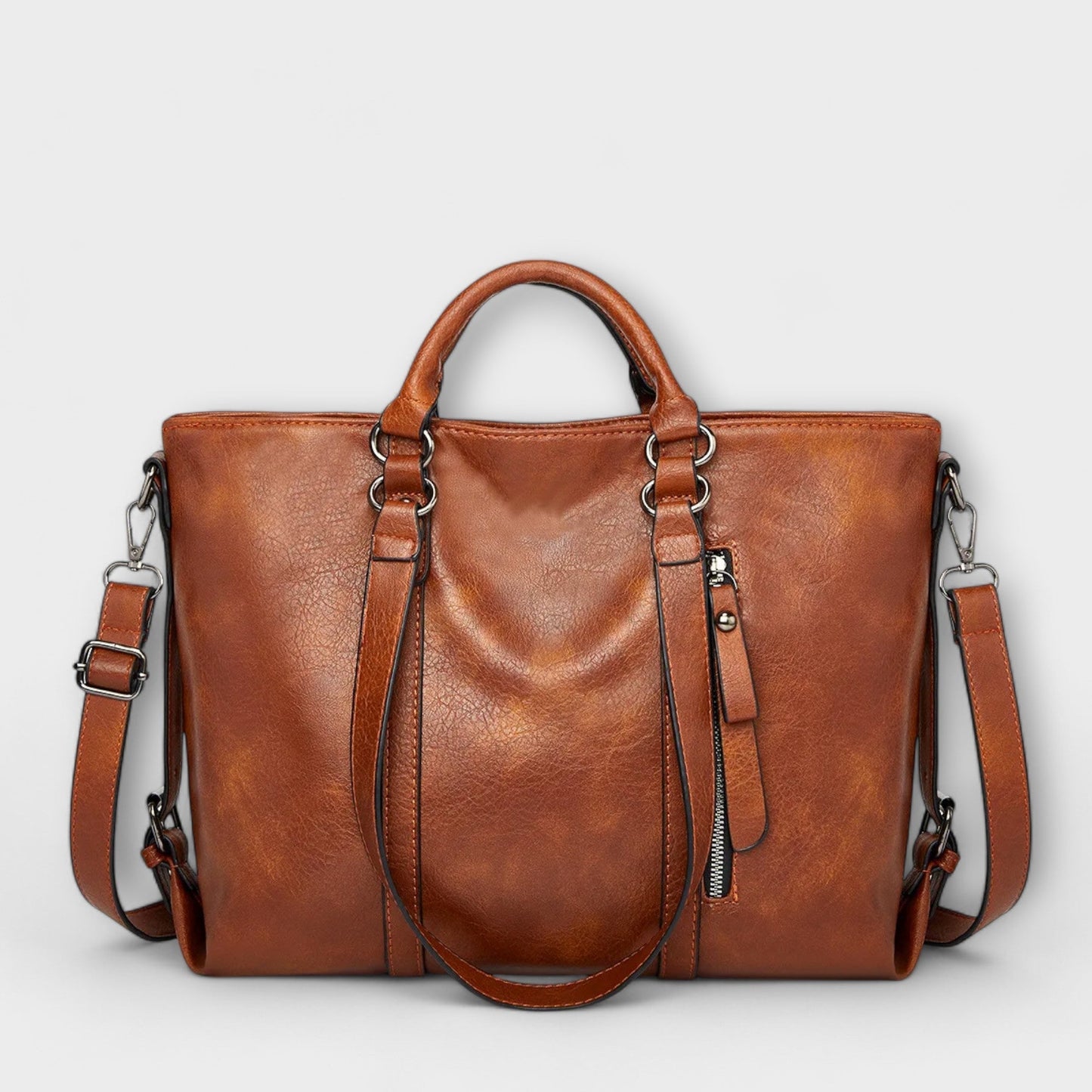 Borsa Grande in Pelle Aurellia - Elegante e Spaziosa per l'Uso Quotidiano