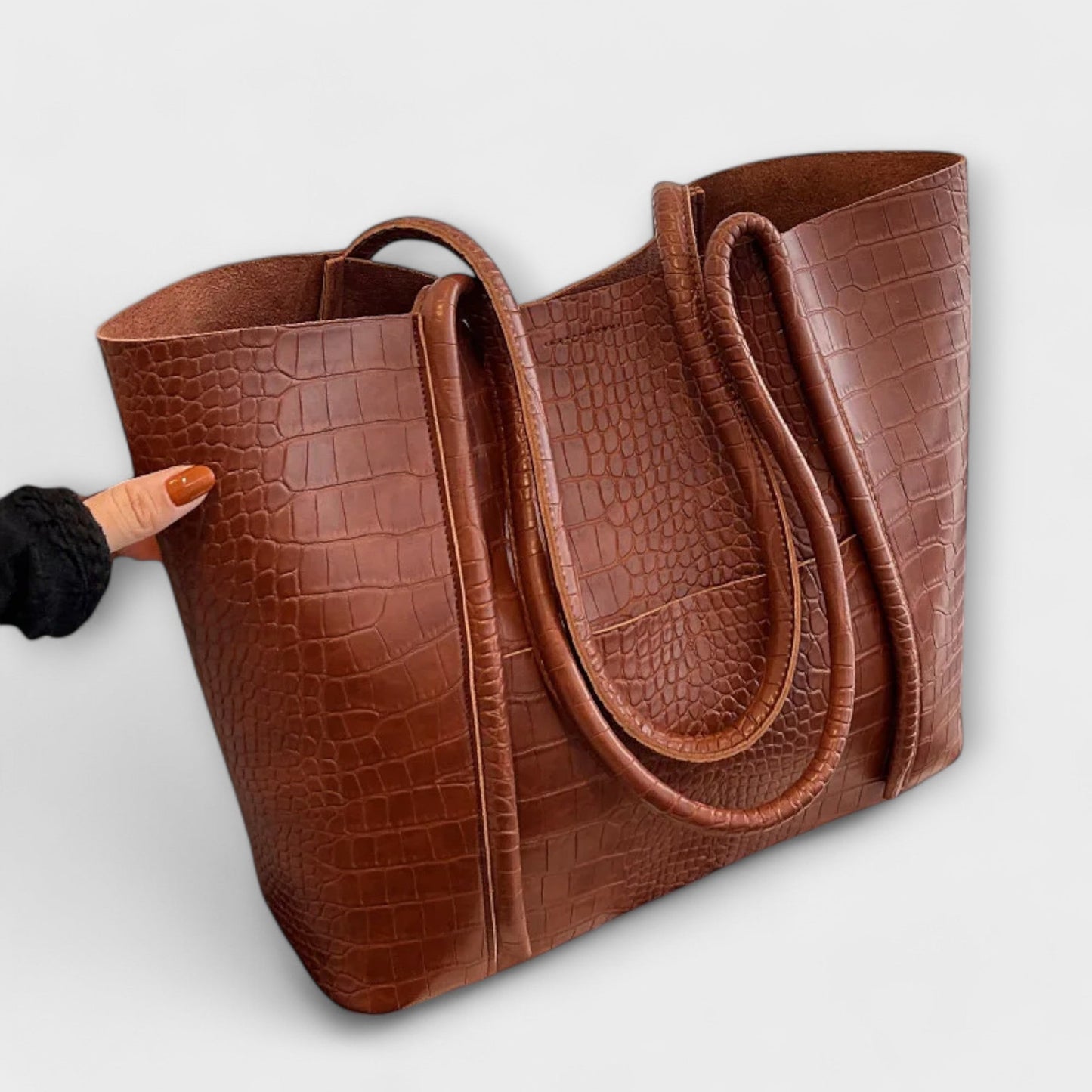 Borsa a Spalla Vintage RL in Ecopelle - Elegante e Funzionale per l'Uso Quotidiano