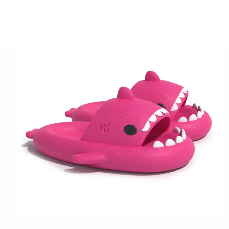 CozySteps Unisex Shark-Pattern EVA Flip-Flops – comfortable sandals