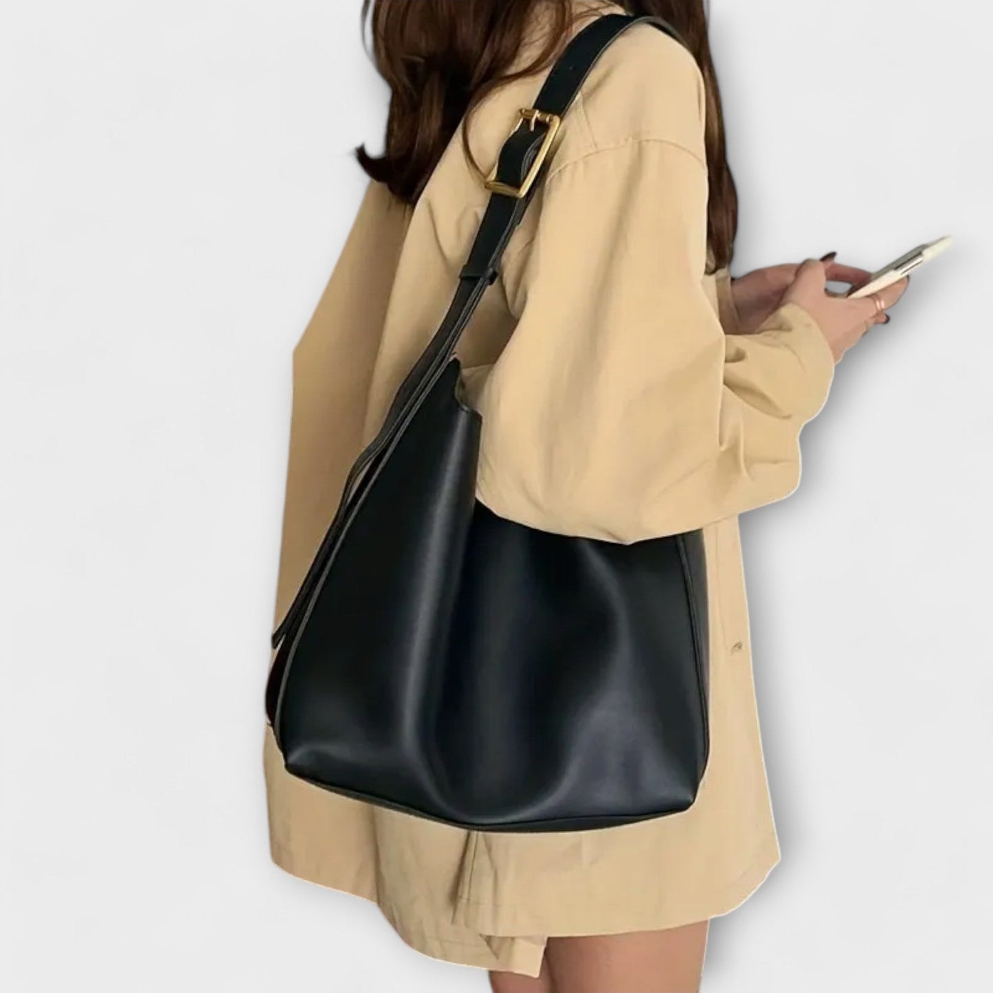 Aurellia - Elegante borsa a tracolla in PU con design versatile e spazio pratico per lavoro e tempo libero