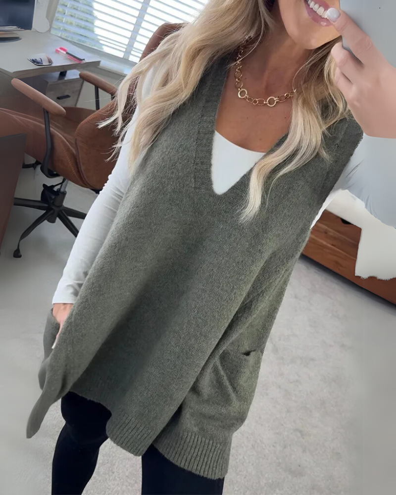 Elena - Gilet in Maglia