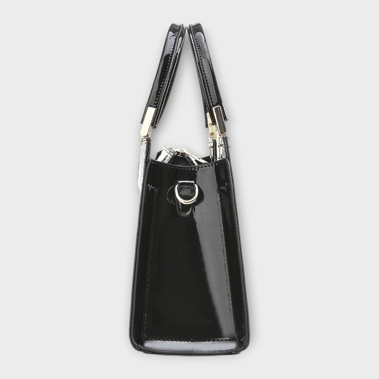 Aurellia - Borsa in PU Lucido con Motivo Coccodrillo, Design Elegante e Spazioso per Ogni Occasione