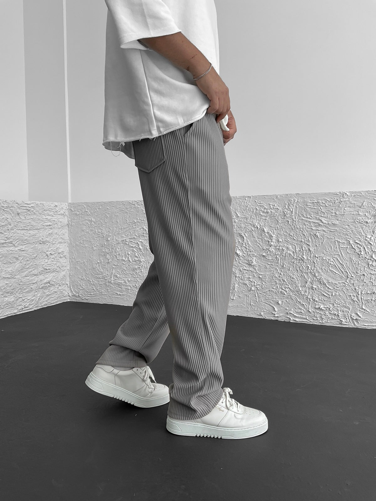 Pantaloni in Velluto a Coste Harrington