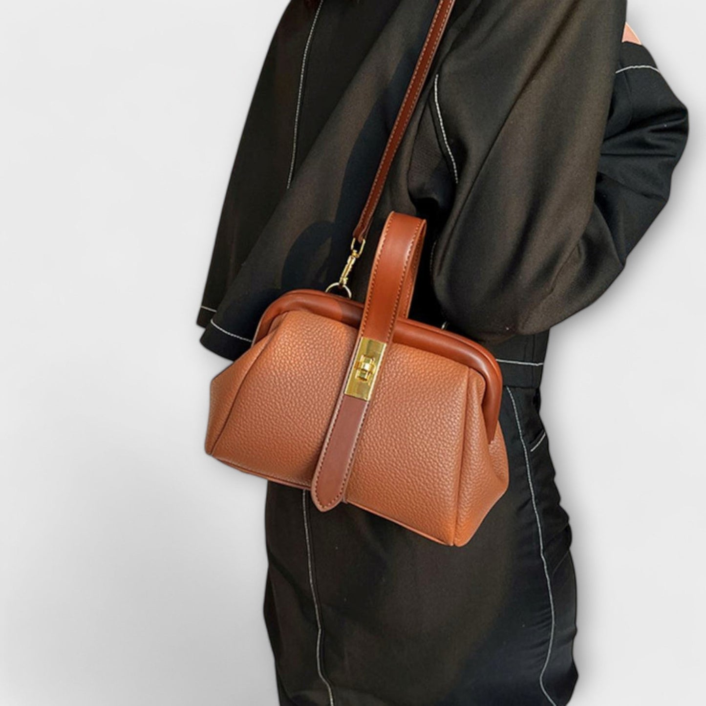 Borsa a Mano Aurellia Retro - Design Classico, Interno Spazioso, Uso Quotidiano