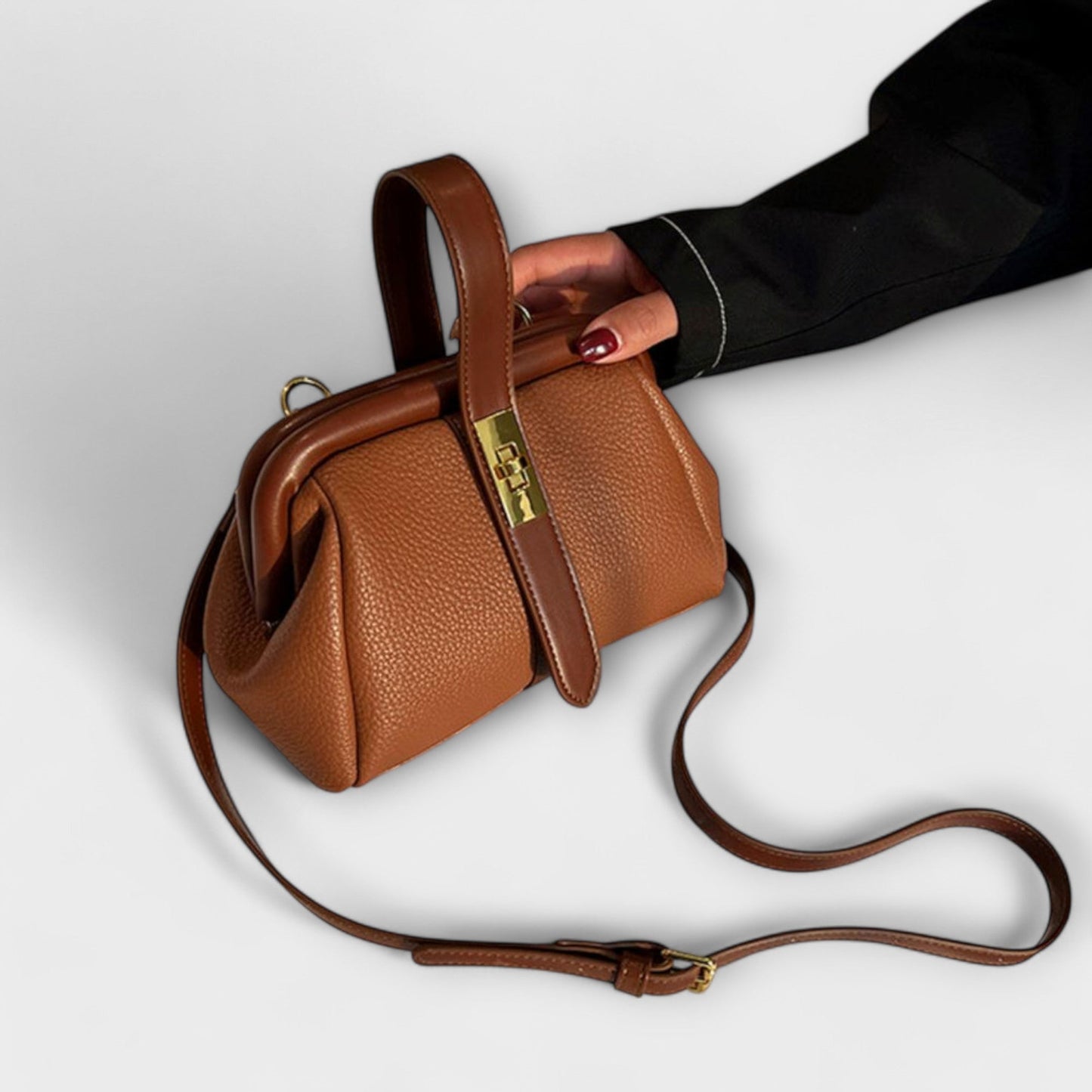 Borsa a Mano Aurellia Retro - Design Classico, Interno Spazioso, Uso Quotidiano