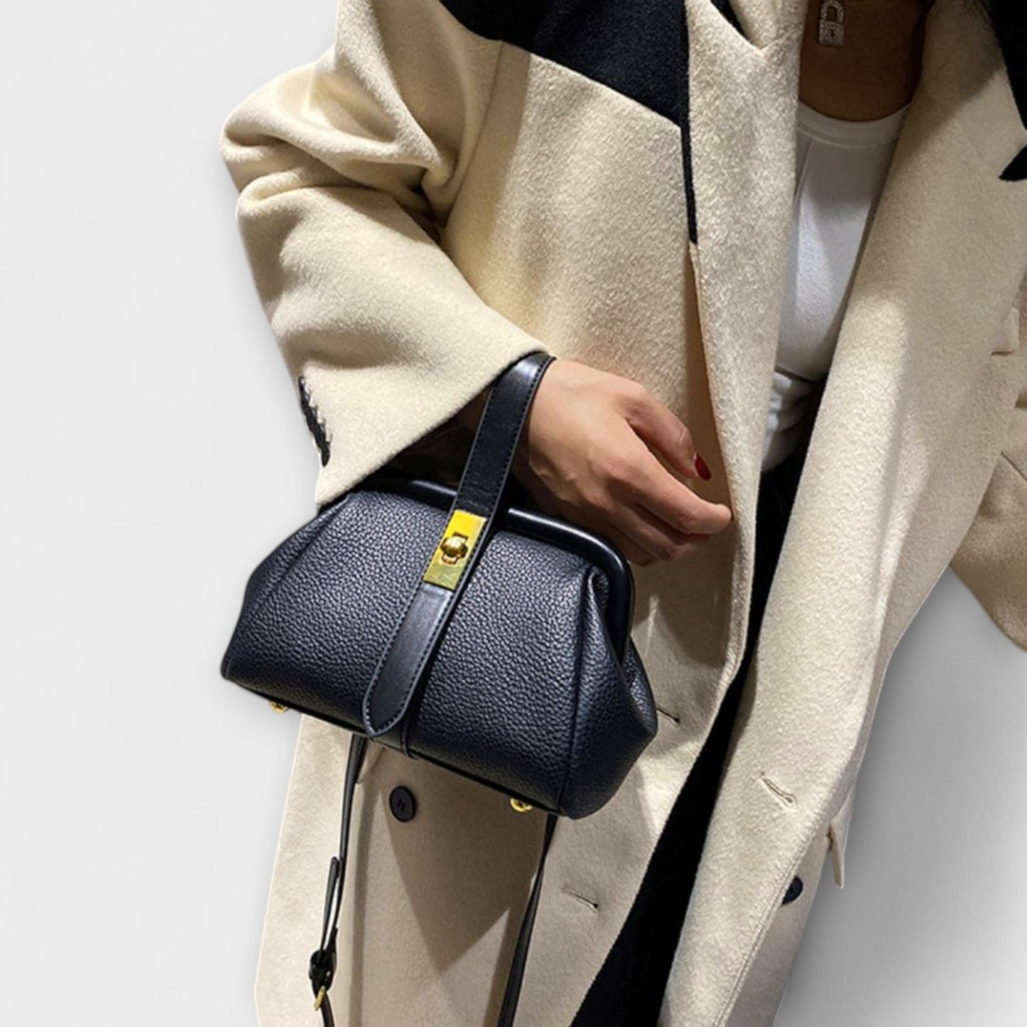 Borsa a Mano Aurellia Retro - Design Classico, Interno Spazioso, Uso Quotidiano