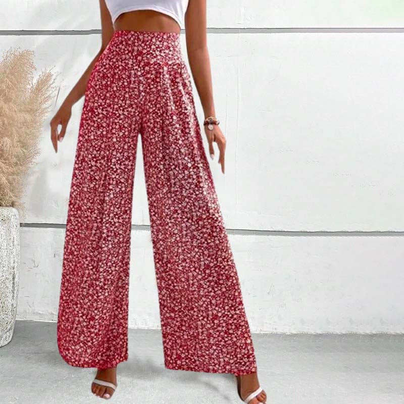 Pantaloni Floreali Casual