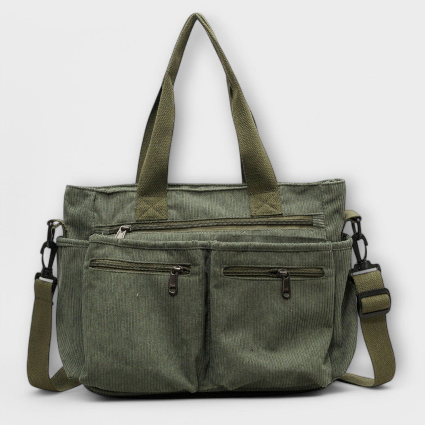 Borsa Aurellia - Materiale in corda leggero e resistente all'acqua, spaziosa con scomparto con zip, ideale per lavoro o viaggio